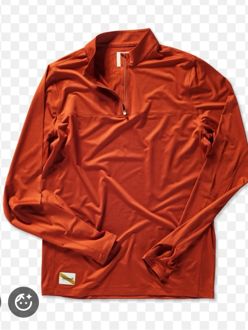Tracksmith Twilight Long Sleeve Top - Spice - Picture 4 of 6